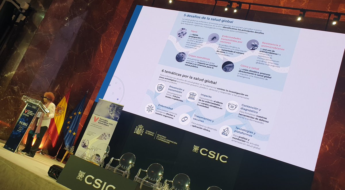 Comenzando las V Jornadas Científicas de la PTI+ #SaludGlobal <a href="/SaludglobalCSIC/">saludglobalCSIC</a>