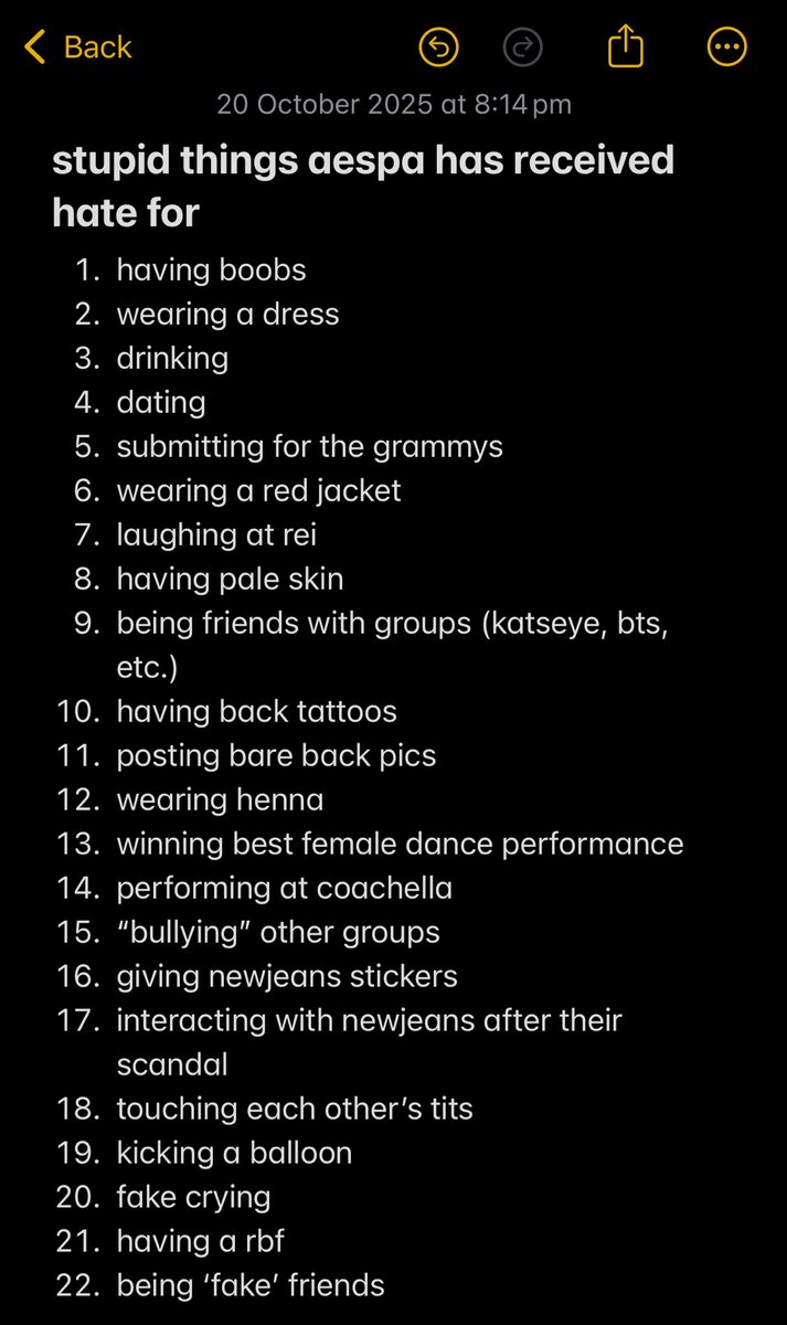 there's probably more that i dont remember