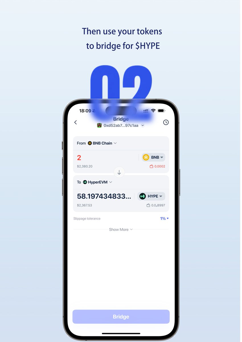 hypeguy_hl's tweet photo. Now you can trade $HYPEGUY on @Rabby_io

1. Open Rabby Wallet

2. Click "Bridge" -> Get $HYPE

3. Click "Swap" -> Search and Get $HYPEGUY https://t.co/GtL0tfgmOW