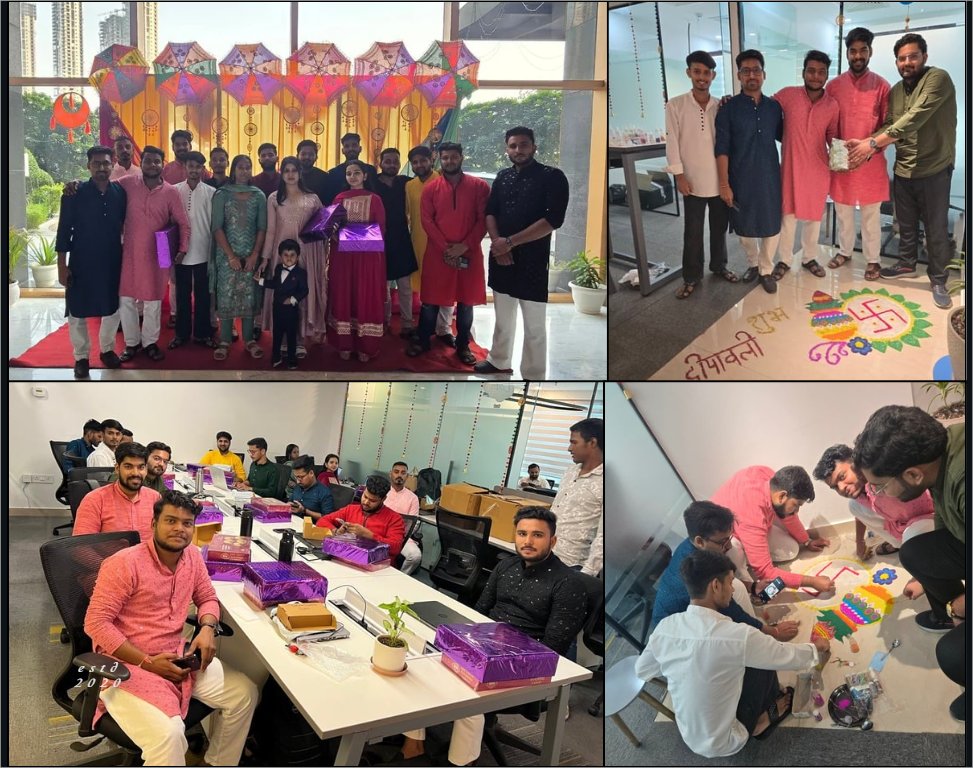CodMSoftware's tweet photo. ✨ Celebrating the Festival of Lights at CodM! 🪔

Our team lit up the day with colors, smiles &amp; festive vibes.
Wishing everyone joy, prosperity &amp; success ahead! 💫
#DiwaliCelebration #TeamCodM #FestiveVibes #CodMLife #TogetherWeGrow https://t.co/BswNNM61bN