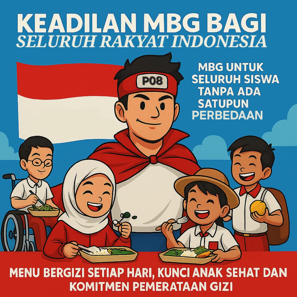 Komitmen pemerataan gizi pada anak dapat tercapai jika program MBG dijalankan dengan pengawasan ketat dan kendali mutu
#MBGKerjaNyataPresiden