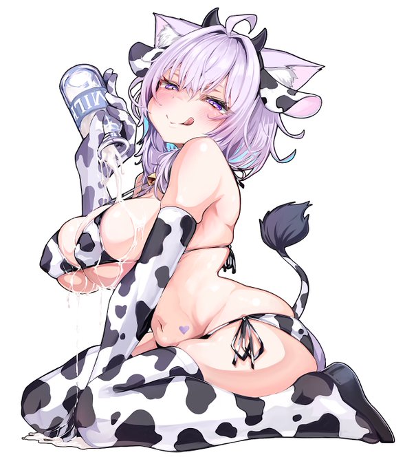 牛ビキニは終わらないっ‼️
#絵かゆ 