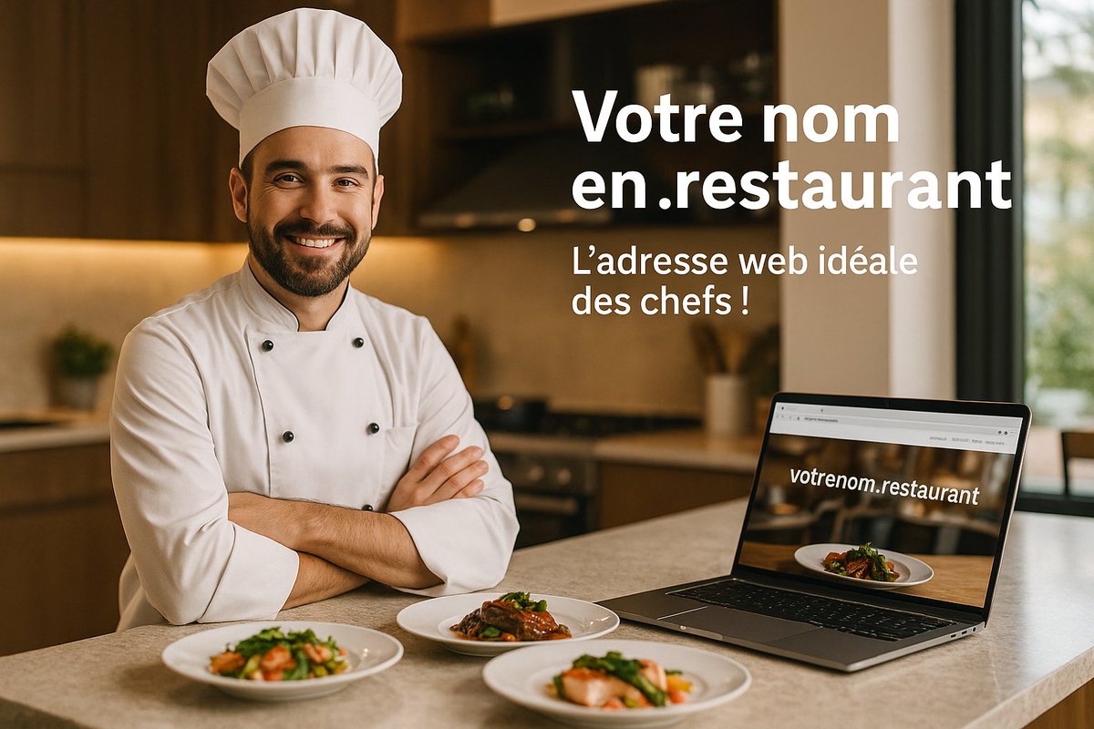 ONE2NET's tweet image. Célébrez la #JournéeDesChefs avec un site qui a du goût !
Démarquez votre cuisine avec un nom de domaine en .restaurant 🍽️
👉 one2net.fr/nom-domaine/no…
#Worldchefs