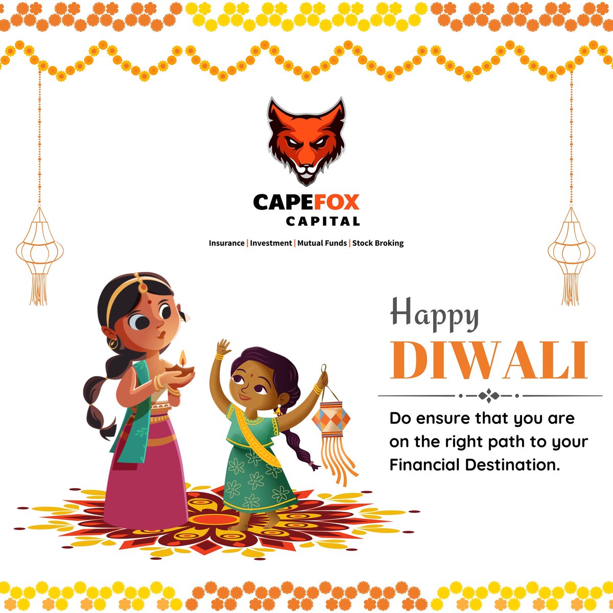 capefoxcapital's tweet photo. Just as a Diya lights up your home, a smart investment lights up your financial future.

This Diwali, may the divine blessings of Goddess Lakshmi brings you health, wealth and grand success. Happy Deepavali from the Team @capefoxcapital.

#HappyDiwali! 🪔🪔

#Diwali #Diwali2025 https://t.co/xUVQoAZH5W