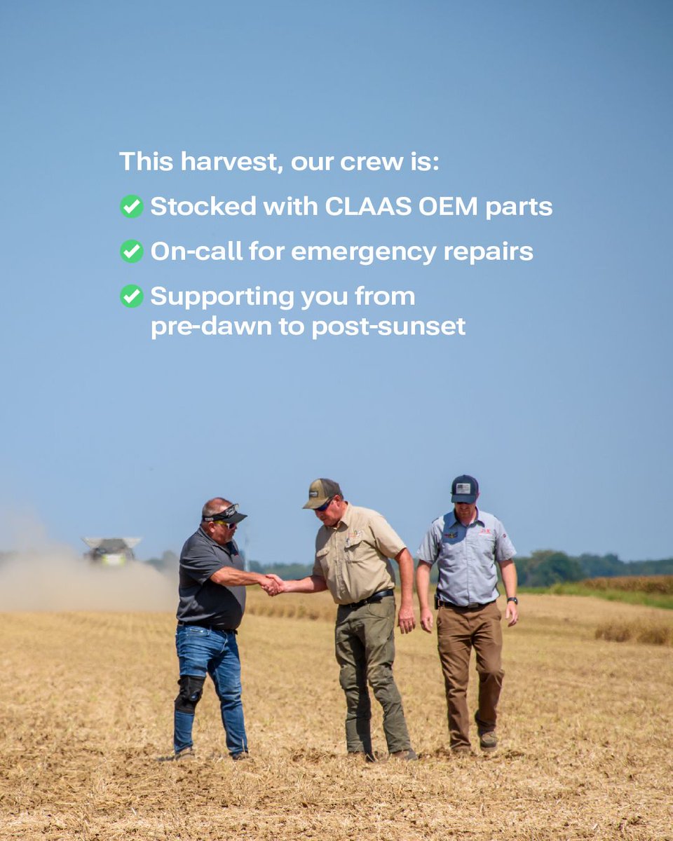 It’s not just iron in the field—it’s the hands in the shop, the techs in the service trucks and the voices on the phone making sure your CLAAS equipment keeps running. Call us today at (204) 727- 1050