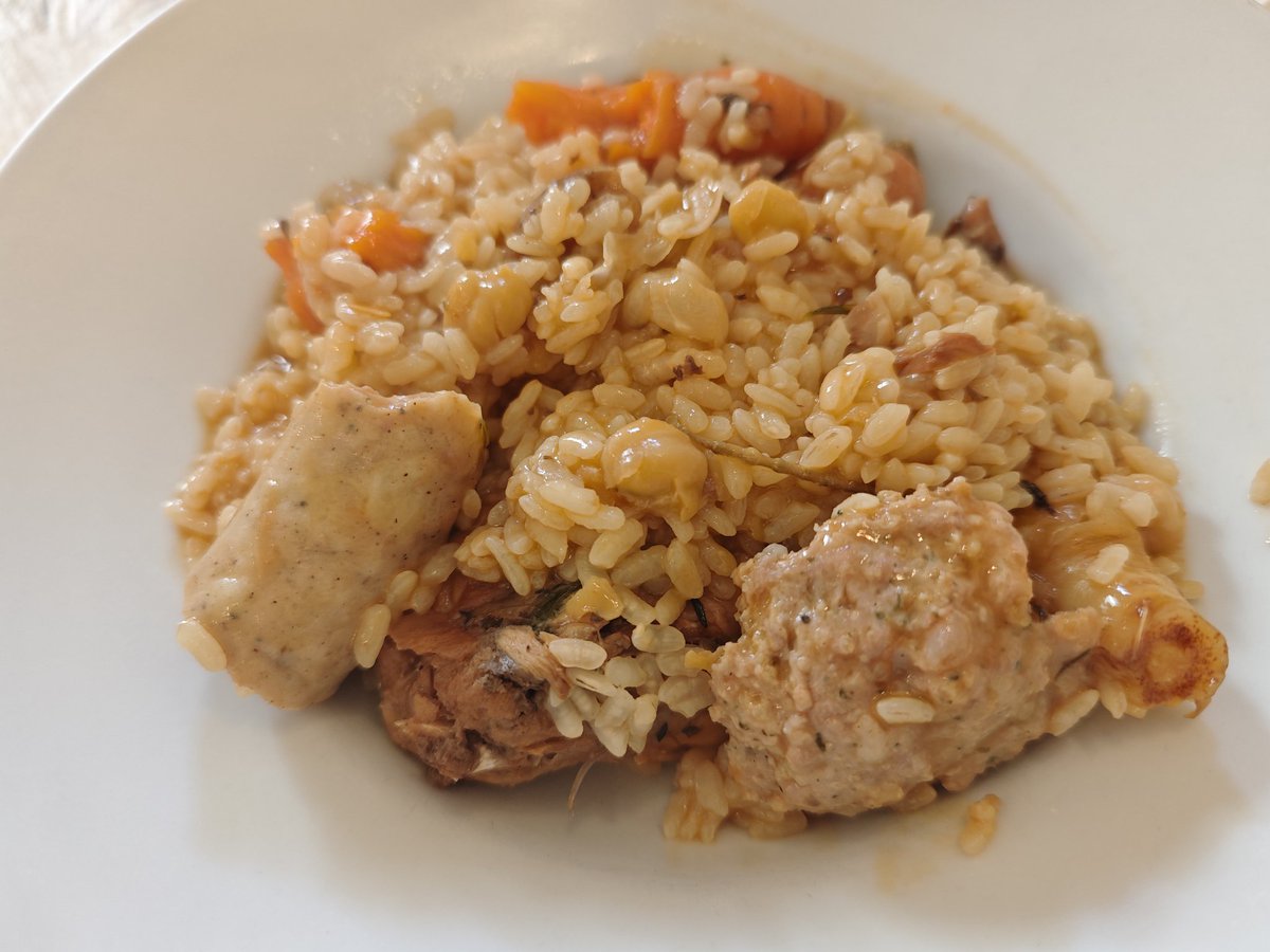 Arròs de sobres del caldo i d'un guisat de conill #aprofitament