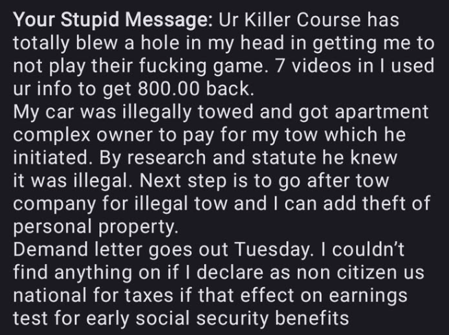 DrSarteschi's tweet image. Sov cits: Declaring yourself a non citizen of the U.S. but still planning to collect social security