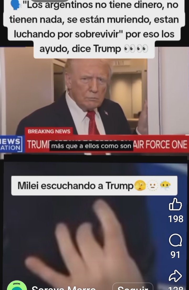 DanielP01223012's tweet photo. @javierlanari @JMilei CON LO QUE DIJO #TRUMP SENTENCIO AL GOBIERNO #MACRISTA PARA SIEMPRE.....ESPERO QUE EL PRESTAMO LO GARPEN UDS. #LIBERTOS PLRQUE EL PUEBLO NO PIDIO NADA Y NO LO APROBO EL CONGRESO https://t.co/YN6EoA7tzn