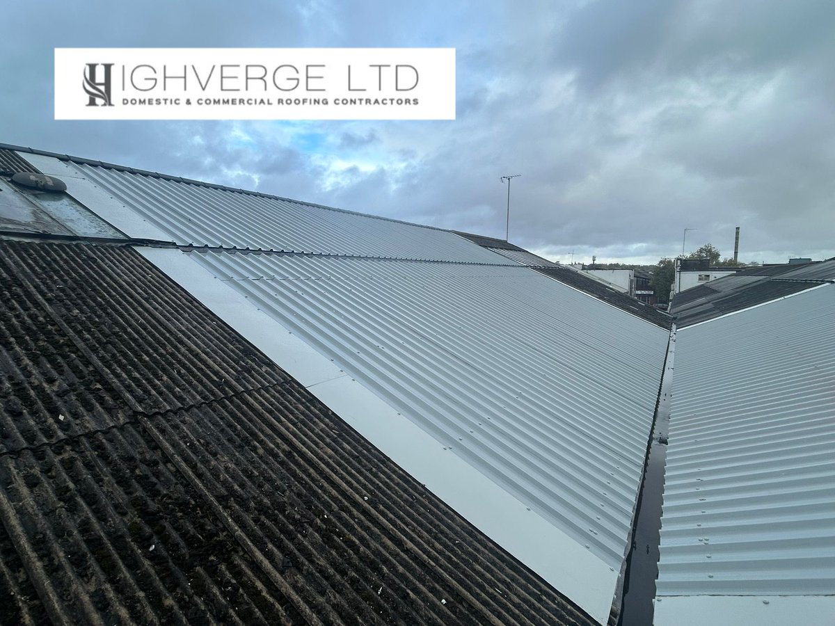 highverge's tweet photo. New section of roof completed last Friday. https://t.co/hZp5DCoIdy