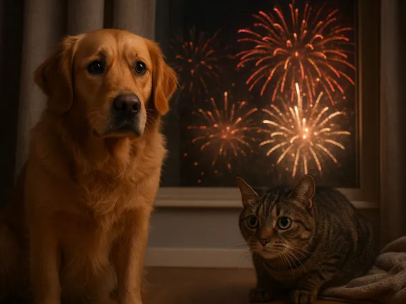 IOL's tweet photo. Protecting your pets during Diwali: Tips to manage fireworks distress
#PetSafety #DiwaliPets #FireworksTips
https://t.co/5WWdSA3S3j https://t.co/P3tUA7AkYd