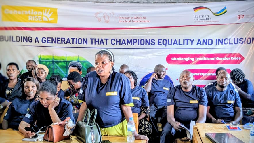 generationrise1's tweet image. Last week, we engaged parents, teachers, health providers &amp;amp; local leaders from GS Kabuga in an interactive training on gender, power, intersectionality, #feminism &amp;amp; #HRBA. We discussed how social norms shape inequality &amp;amp; how inclusive leadership drives change.
#FeminismInAction