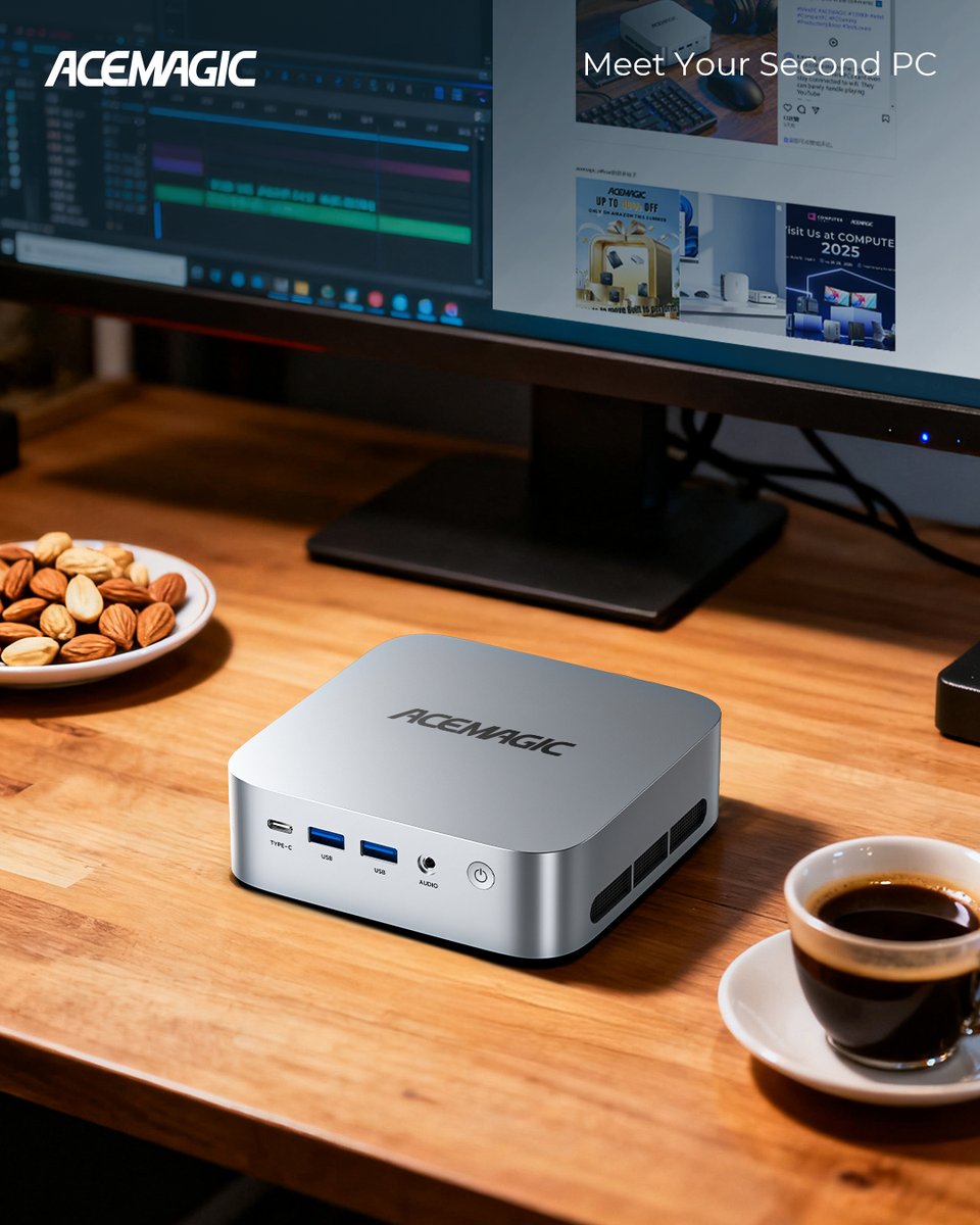 Acemagic_'s tweet photo. It’s #NationalNutDay 🥜
Your brain’s got snacks. Your PC’s got speed.
Perfect combo for chaotic multitasking. 😎
#Acemagic #WorkFuel #MiniPC #WorkLifeBalance https://t.co/5BBpTTCgl7