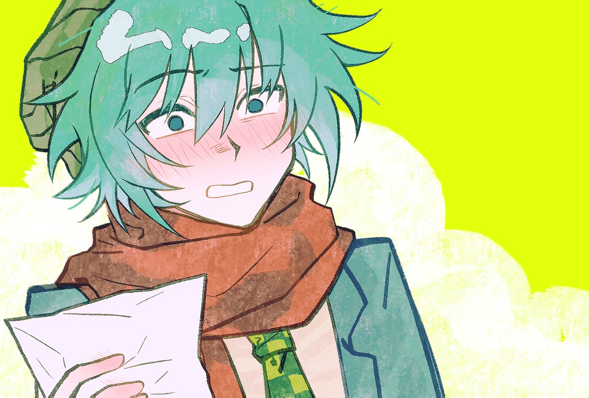 Chocy_box's tweet image. 🧣🍓 in キミガシネ学園