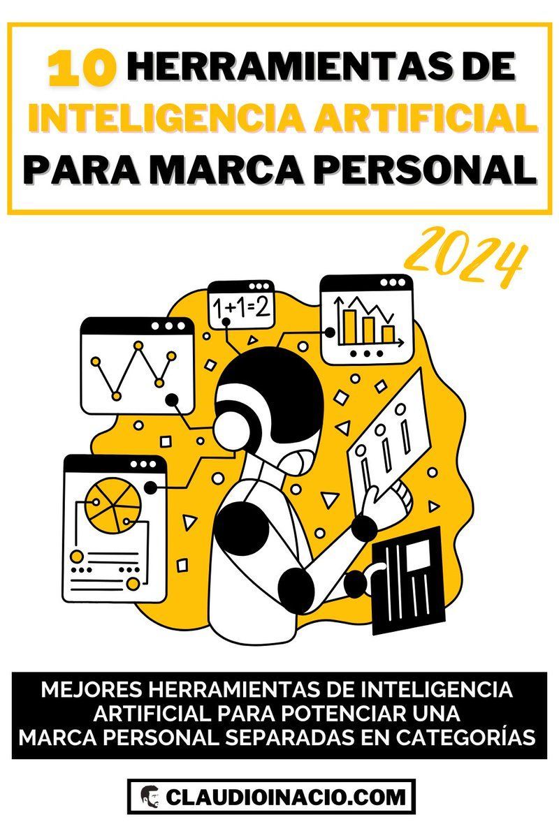 🤖  10 herramientas de Inteligencia Artificial para potenciar tu Marca Personal en Internet 👉 bit.ly/4guA76U

#IA #MarcaPersonal #AI #MarketingDigital