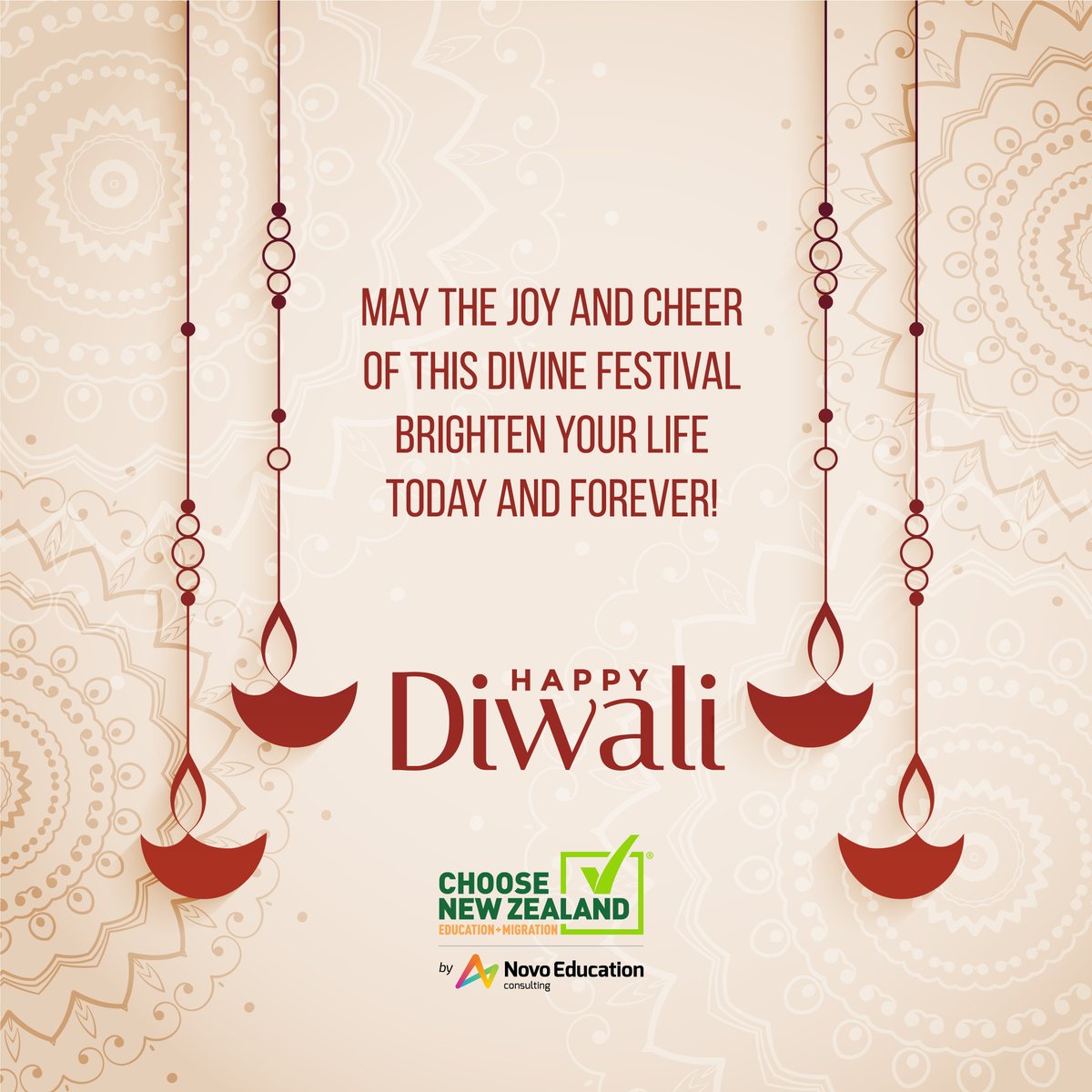 Choose_NZ's tweet photo. ✨ Happy Diwali from Choose New Zealand! 🪔

#ChooseNewZealand #HappyDiwali #FestivalOfLights #StudyInNewZealand #InternationalStudents #TogetherWeShine https://t.co/R9hSXooO9h