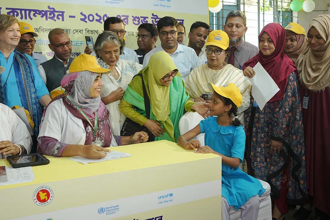 carpe_diem0820's tweet image. Bangladesh launches nationwide typhoid conjugate vaccine campaign to protect 50 million children
バングラデシュ、5,000万人の小児を守る全国規模の腸チフス結合型ワクチン接種を開始…