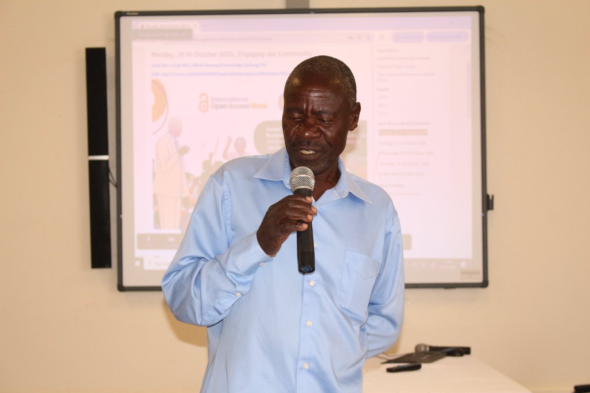 BusitemaUni's tweet image. Farmers presenting on the different projects they have been involved in. These range from; crop and vegetable production, animal husbandry as well as other projects like natural fertilizer production
#Engagingourcommunity
#InternationalOpenAccessWeek