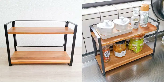 「【ニトリ】置いた所がオシャレに変身!「天才収納ラック」が買って大正解!木目調が素」|BuzzFeed Japanのイラスト