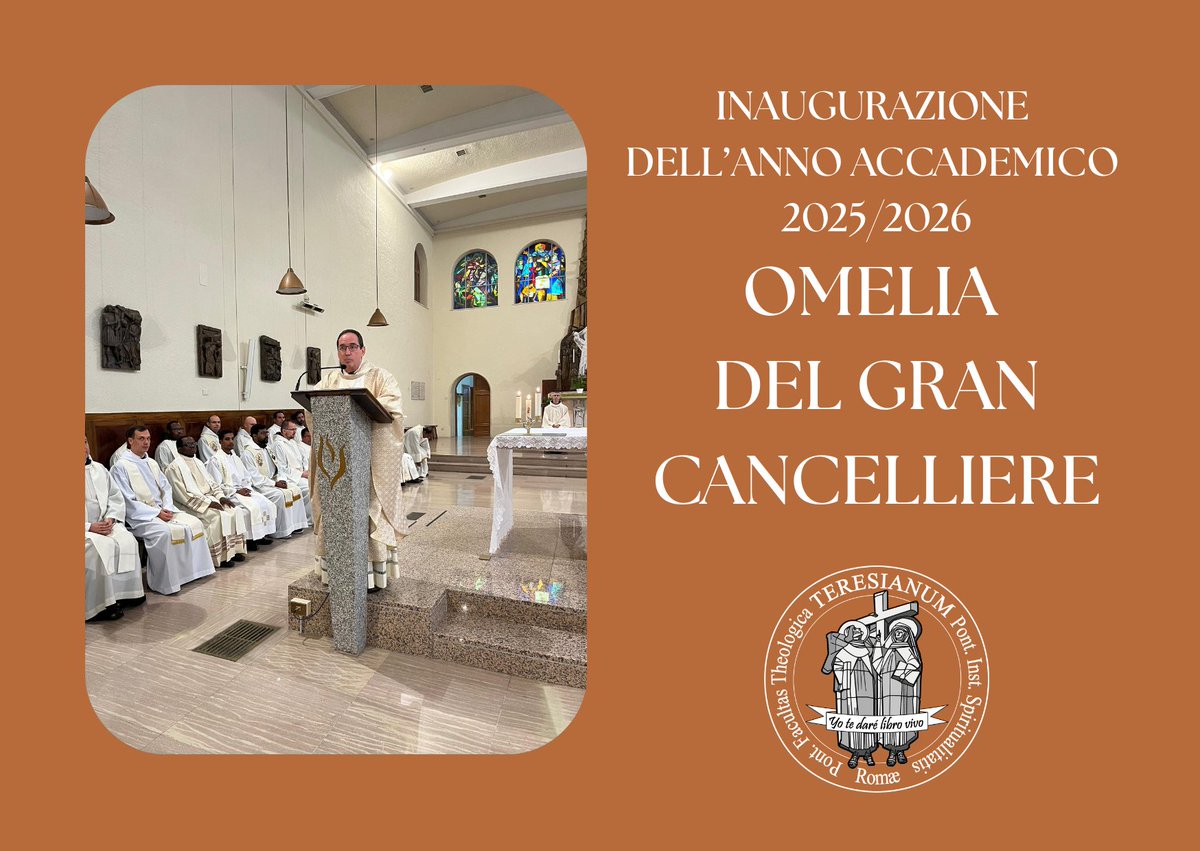 Les  invitamos a leer la homilía del Gran Canciller de nuestra Facultad, P.  Miguel Márquez Calle, General de la Orden de los Carmelitas Descalzos.  Algunas fotos del evento están disponibles en la página de Facebook de la Facultad:

teresianum.net/wp-content/upl…