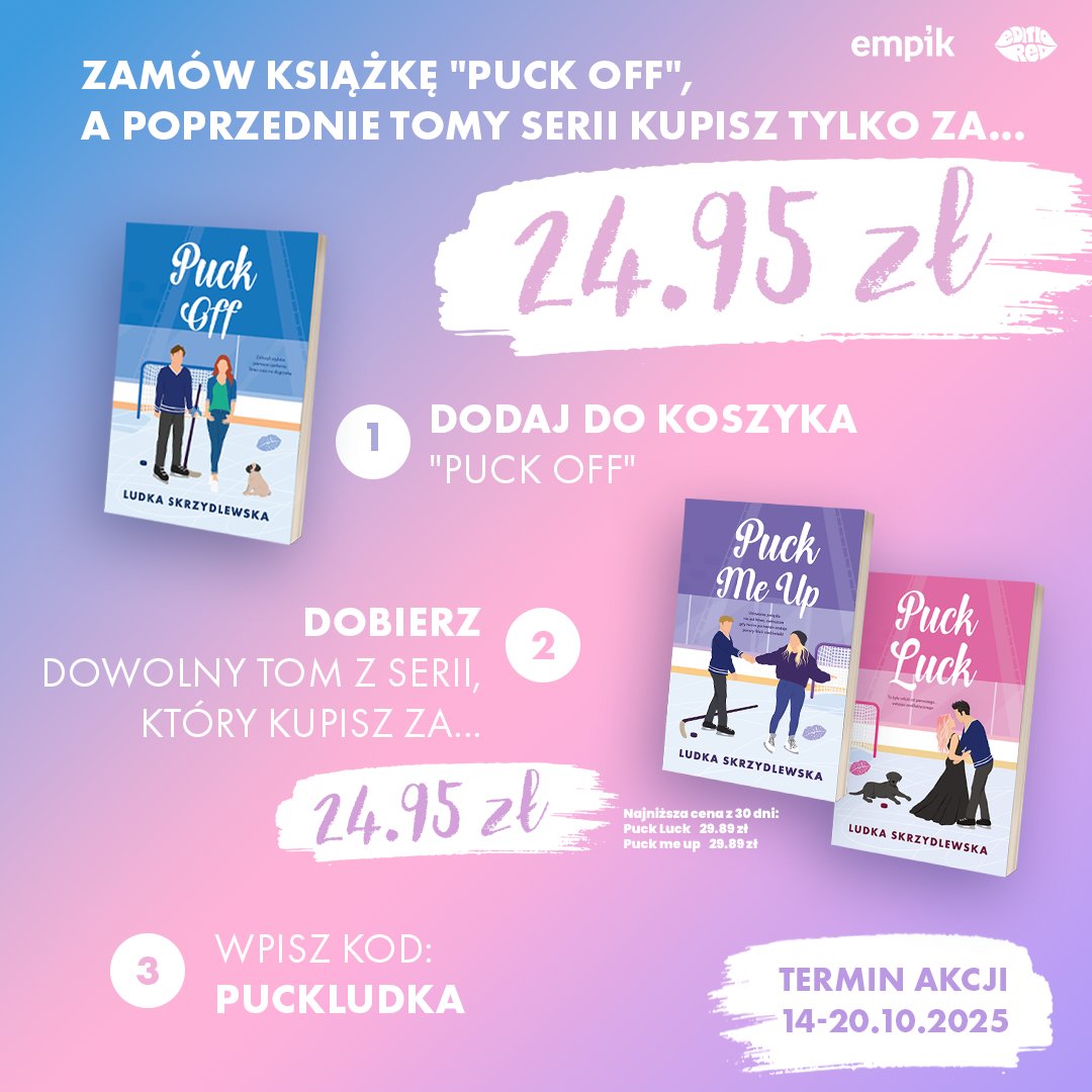 KorpoLudka's tweet photo. Pamiętacie że dzisiaj ostatni dzień promocji? Kto jeszcze nie kupił swoich egzemplarzy, a chciałby, to zachęcam! 🫶
#puckoffLS 🏒 https://t.co/0pfbsxv0QL