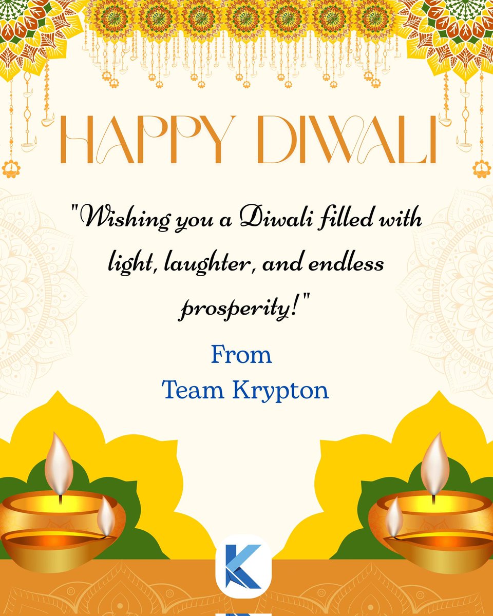krypton_ai_tech's tweet image. As we light up the world with innovation and intelligence,  let’s also brighten our homes and hearts with the spirit of Diwali.  🌟 Wishing you a Sparkling Diwali from @krypton_ai_tech 🌟
#Innovation #SmartCities #ArtificialIntelligence #SafetyandSecurity #PoliceDepartment