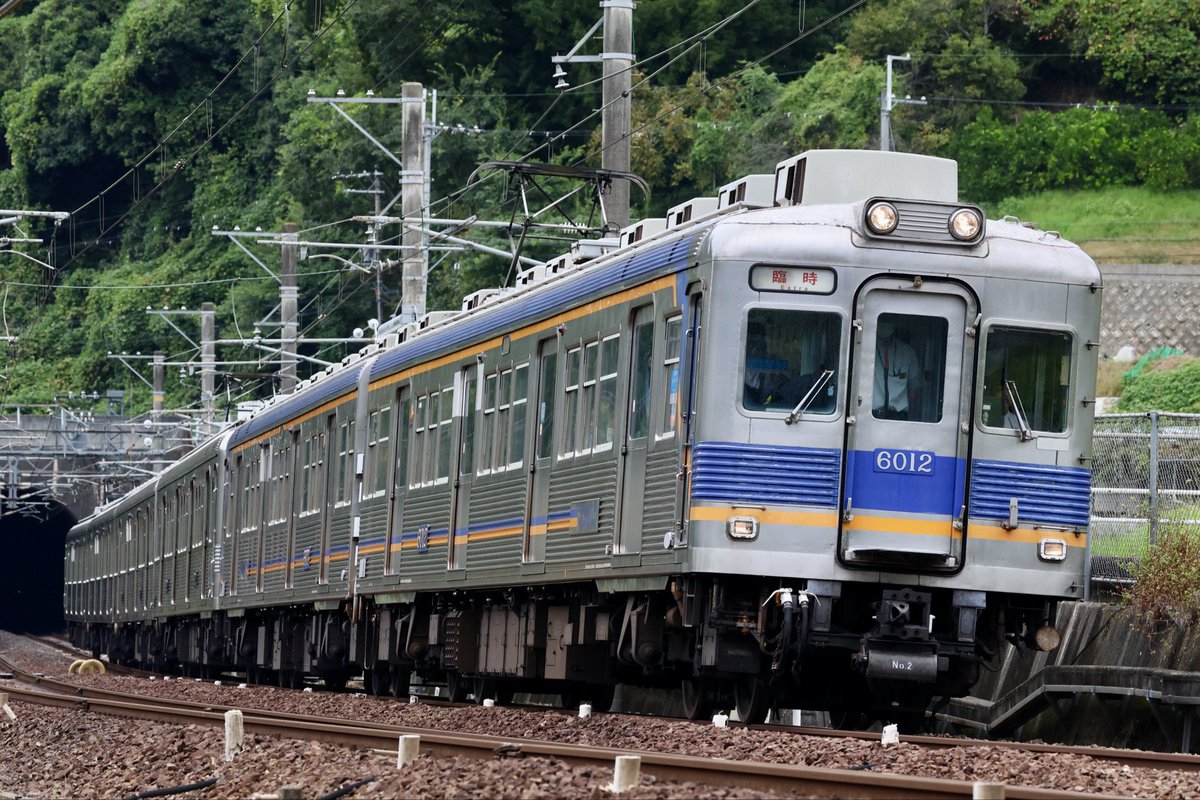 2025/10/12 「南海6000系 混色ツアー」 今回は約30年前のCI化過渡期に