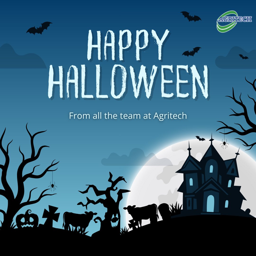 Happy Halloween from all the team at Agritech! 🎃👻

#Agritech #Halloween