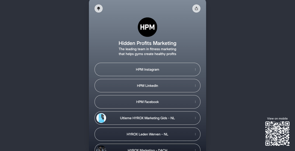 Zo connecten we het makkelijkst ook op andere platforms
zurl.co/I3eKK 

Zie je daar! 💪