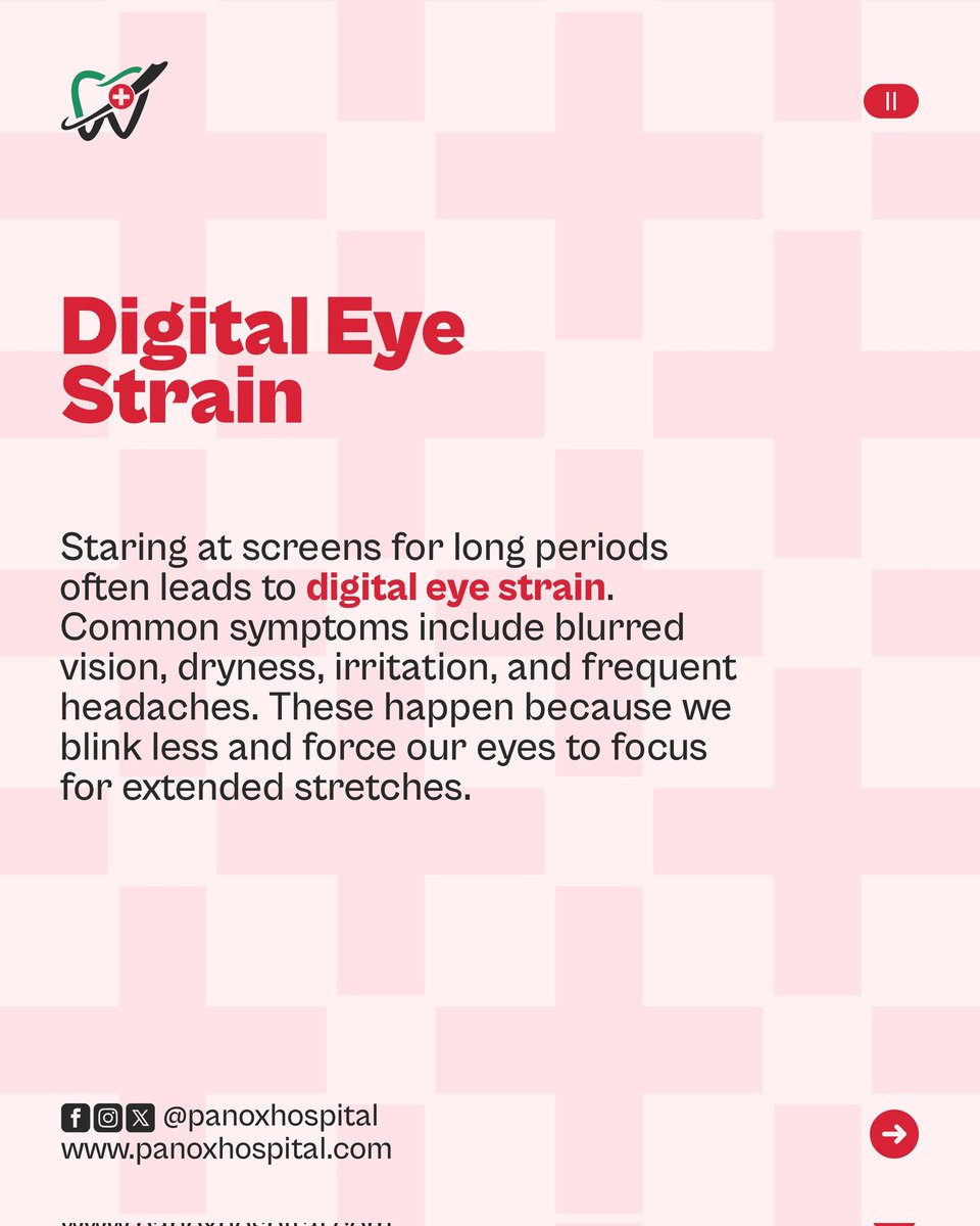 panox_hospital's tweet image. Eyes tired after long screen time? 
Take a quick break and blink more. 
If it persists, visit is at 4 Raji Rasaki Estate Rd, Amuwo Odofin, Lagos.
#EyeCare #HealthyVision #ScreenBreak #EyeHealth #AmuwoOdofin #LagosHealth #ProtectYourSight #VisionCare
