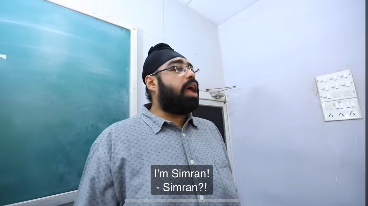 The only Simran that comes to my mind. OGs will understand this meme