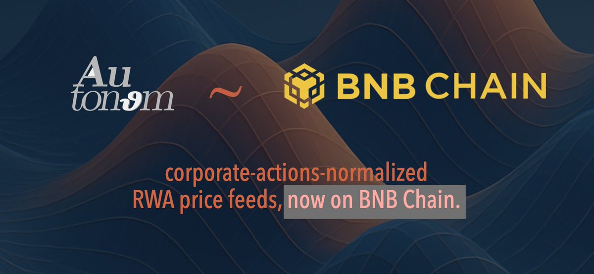 BNB ChainでのAutonom RWAオラクル発表