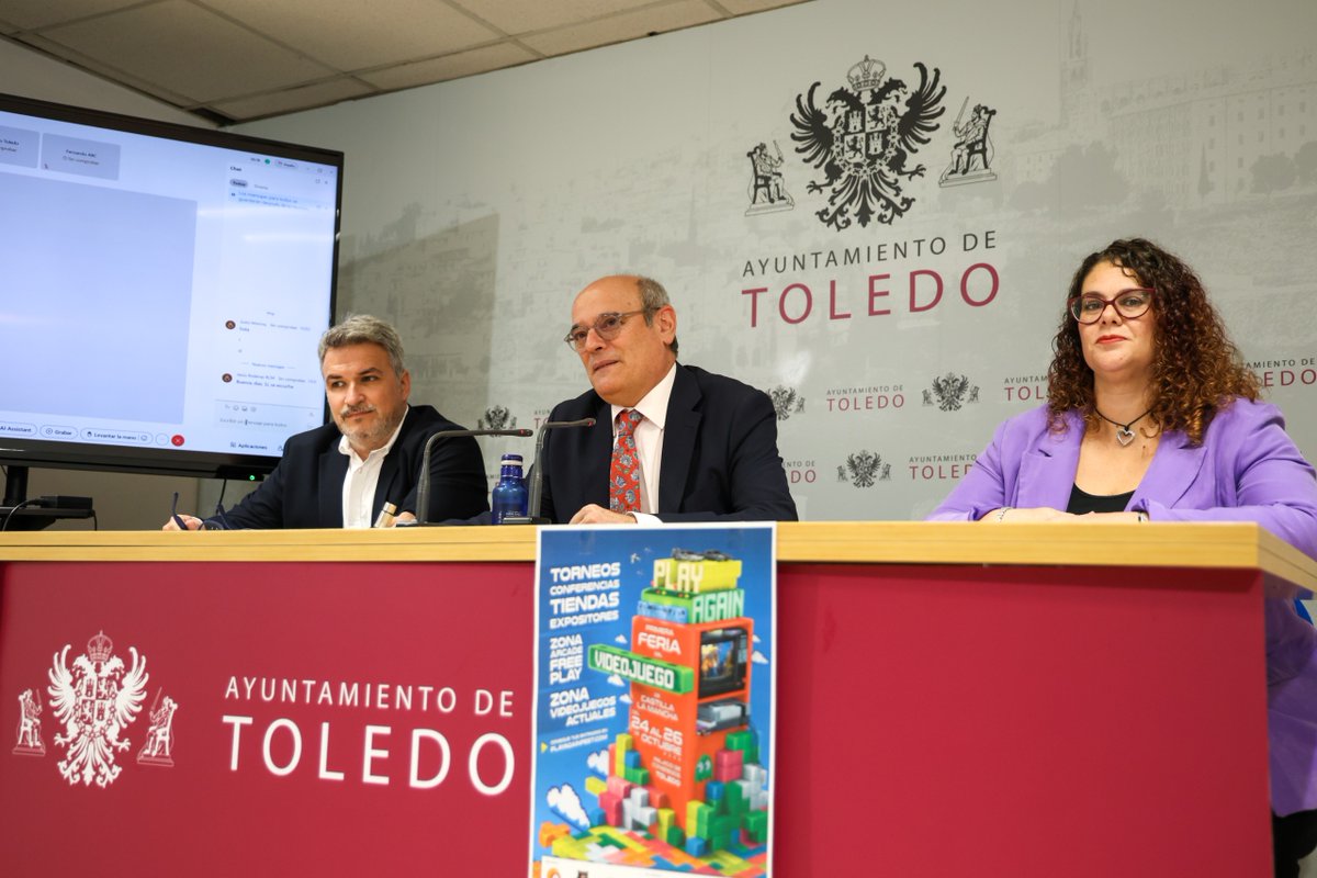 🕹️🎮 #Toledo será la capital del videojuego este fin de semana

📍El Palacio de Congresos acoge Play Againt Fest un evento para unir generaciones a través de la cultura gamer que cuenta con el respaldo del Ayuntamiento

🗓️24 al 26 de octubre