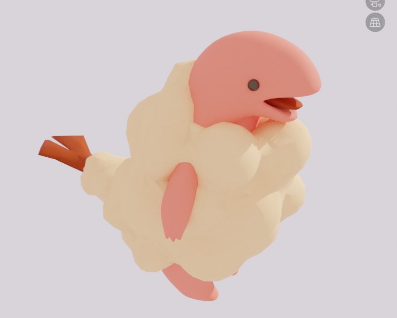 愛い…！！！！
#Blender  #3DCG