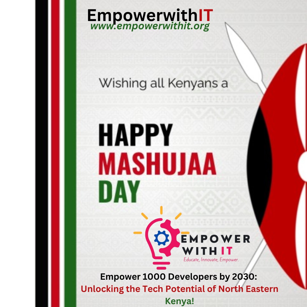 Happy #MashujaaDay!
Today we honor the heroes who came before us, those who fought for the freedom we enjoy, who sacrificed so we could build a better, more peaceful future. #EmpowerwithIT #Tech