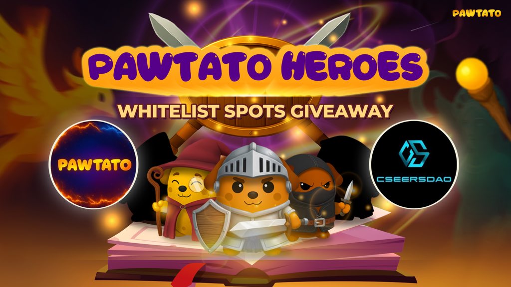 CSeers DAO (@cseersdao) on Twitter photo ⚔️ 𝗧𝗵𝗲 𝗛𝗲𝗿𝗼𝗲𝘀 𝗛𝗮𝘃𝗲 𝗔𝘄𝗮𝗸𝗲𝗻𝗲𝗱 ⚔️
The goddess Axomamma has called.
Only heroes stand ready as <a href="/PawtatoFinance/">Pawtato Finance | Sui</a> comes on <a href="/SuiNetwork/">Sui</a> 𝘁𝗵𝗶𝘀 𝗡𝗼𝘃𝗲𝗺𝗯𝗲𝗿 𝟭𝘀𝘁
15 WL 🎫
▫️ Follow <a href="/PawtatoFinance/">Pawtato Finance | Sui</a> X <a href="/CseersDao/">CSeers DAO</a>
▫️ Like & Rt
▫️ Drop your SUI 💳
⏰ ⚔️ 𝗧𝗵𝗲 𝗛𝗲𝗿𝗼𝗲𝘀 𝗛𝗮𝘃𝗲 𝗔𝘄𝗮𝗸𝗲𝗻𝗲𝗱 ⚔️
The goddess Axomamma has called.
Only heroes stand ready as <a href="/PawtatoFinance/">Pawtato Finance | Sui</a> comes on <a href="/SuiNetwork/">Sui</a> 𝘁𝗵𝗶𝘀 𝗡𝗼𝘃𝗲𝗺𝗯𝗲𝗿 𝟭𝘀𝘁
15 WL 🎫
▫️ Follow <a href="/PawtatoFinance/">Pawtato Finance | Sui</a> X <a href="/CseersDao/">CSeers DAO</a>
▫️ Like & Rt
▫️ Drop your SUI 💳
⏰