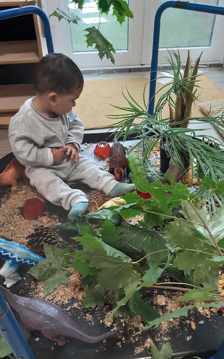 happyjourneys3's tweet image. Our babies had a roarsome time today exploring our dinosaur-themed tuff tray! 🦖

The tray was filled with exciting textures, suporting their curiosity, fine motor development, and understanding of the world!

#motorskills #sensoryplay #finemotordevelopment #barnet