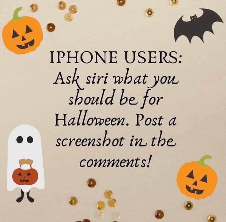 LibertasCare's tweet image. Comment below what your Siri said! 👻

#Halloween #SiriSays #Libertas