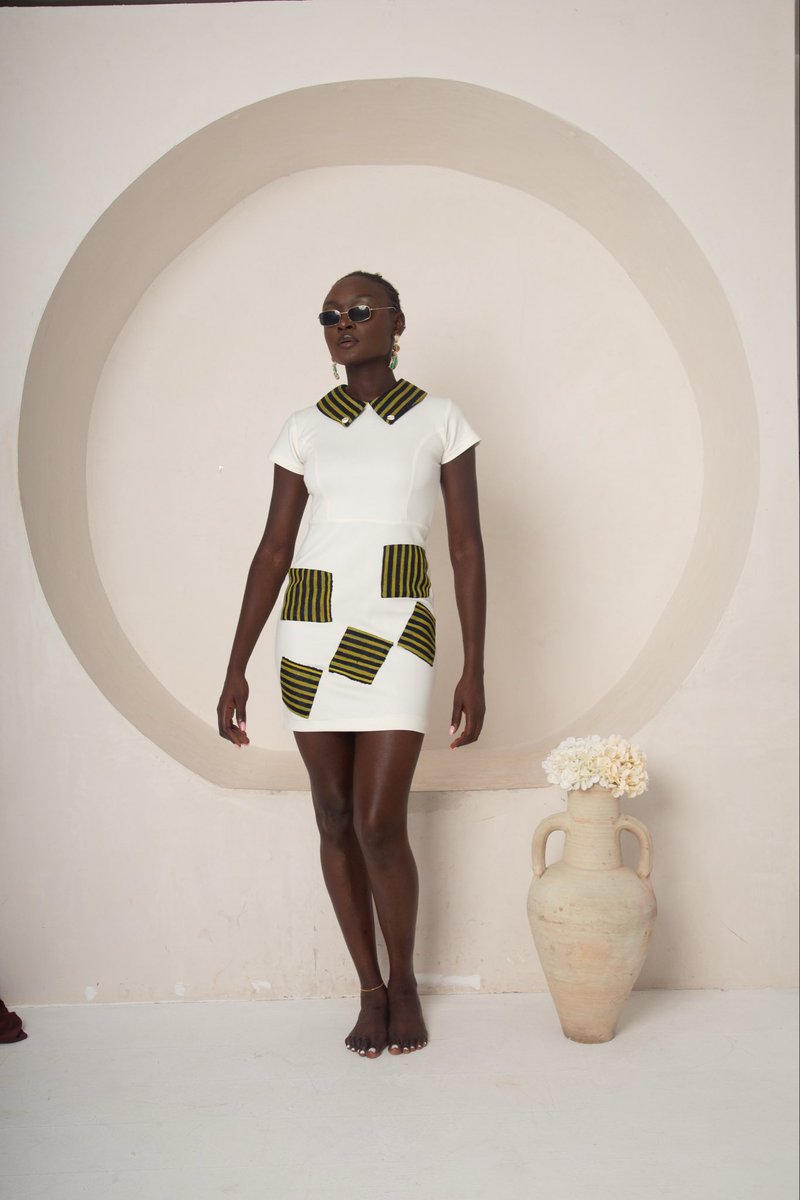 - Ivory Heritage Mini Dress 

Shop Look in Bio