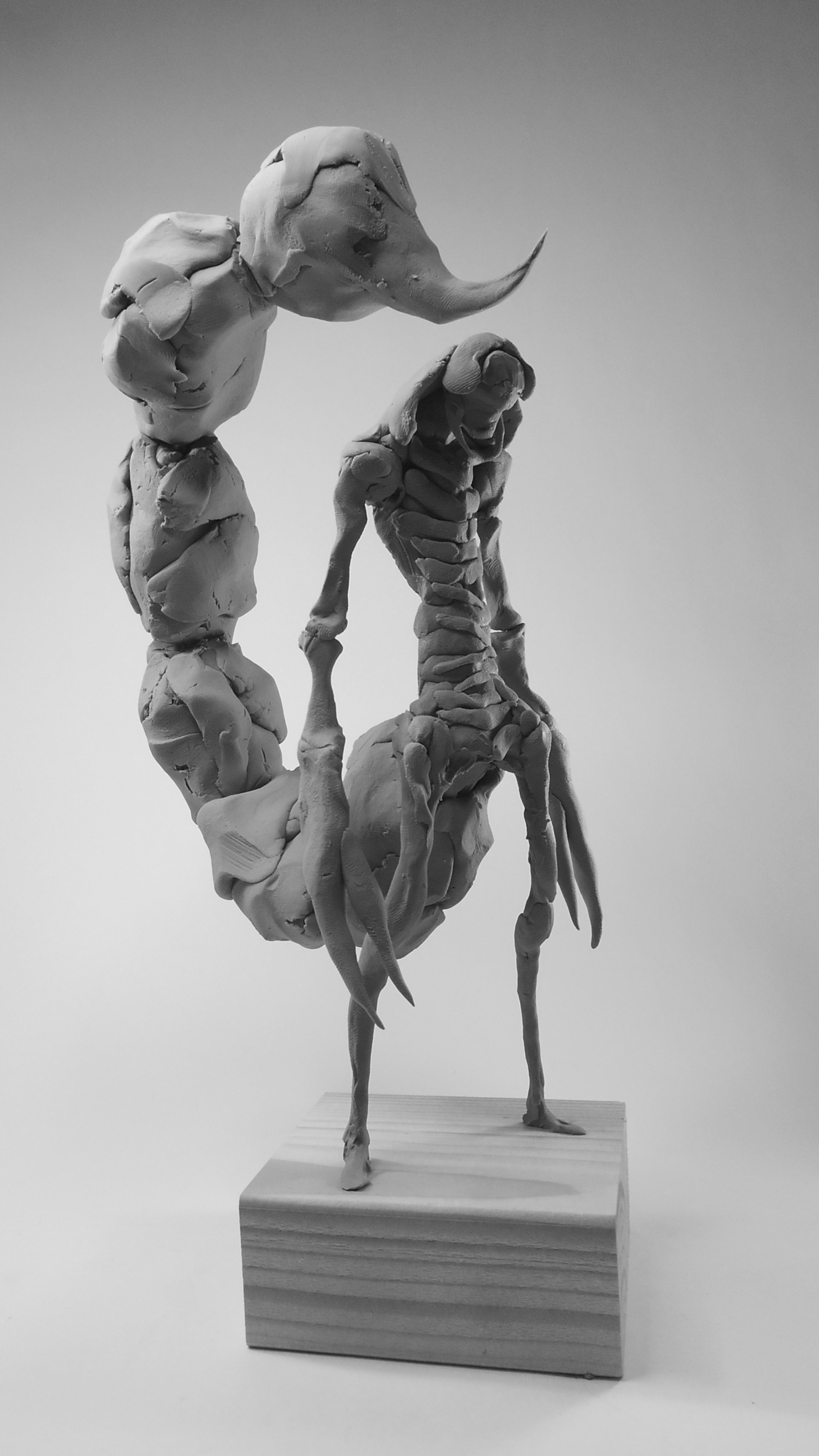 rooo_lou アート 田島享央己 #絵 #彫刻 #木彫 #sculpture #contemporaryart