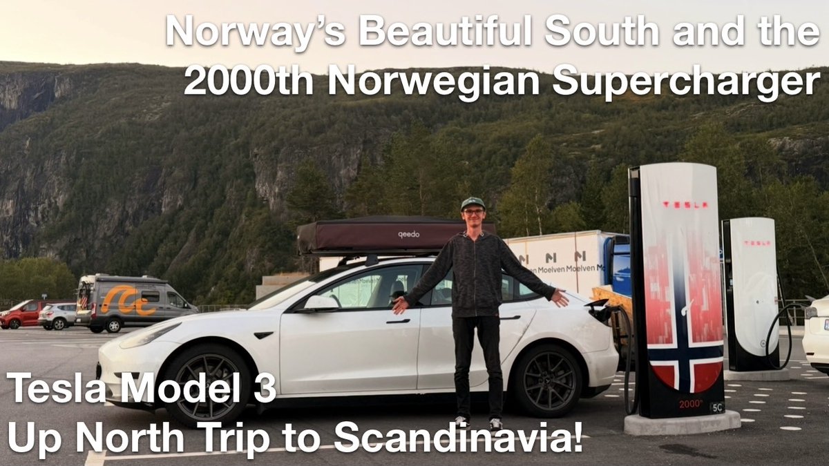 Exploring Norway's Beautiful South and the 2000th Norwegian Supercharger!

youtu.be/Egs_0FbO8PQ