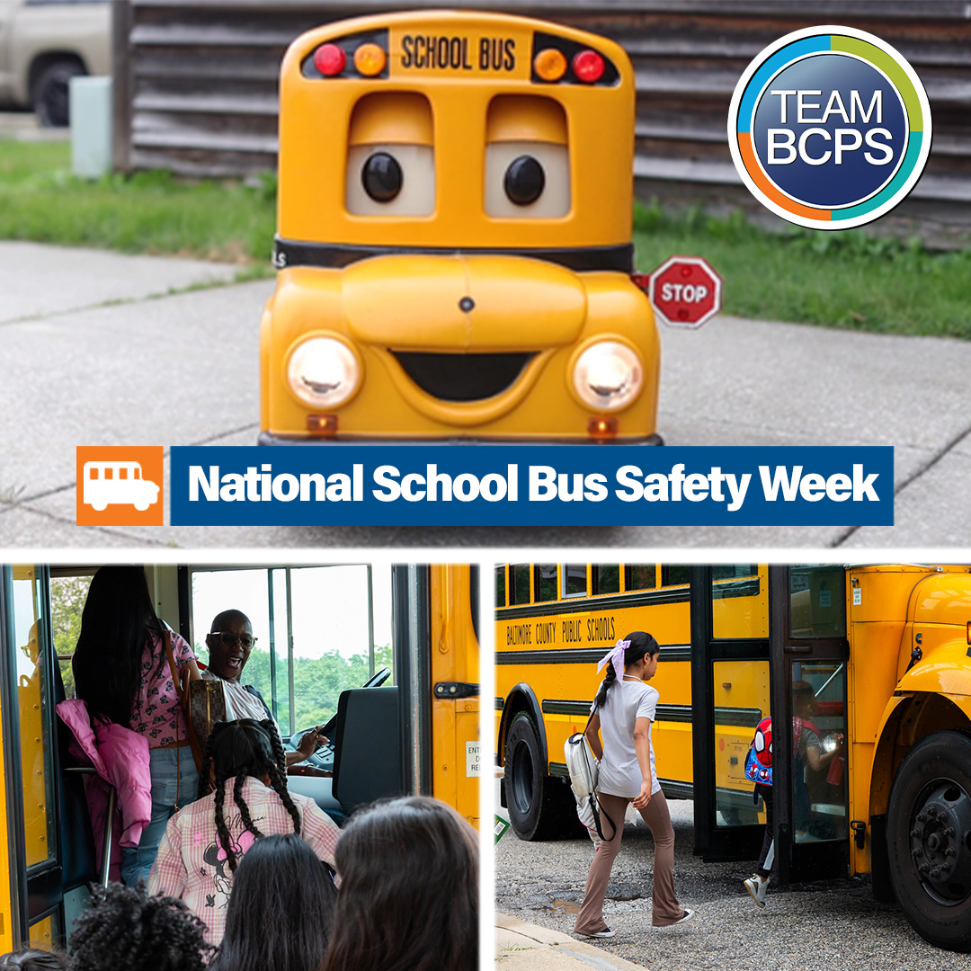 BaltCoPS's tweet image. 🚦 We are proud to recognize National School Bus Safety Week each year in the third week of October!  This is a great opportunity to review best practices in order to keep students safe on their journey to and from school. Learn more at bcps.org/operations/tra…