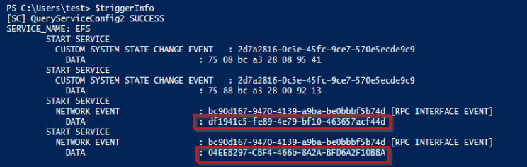 Remotely enable the EFS service for Win11 systems? No problem with rpcping. Just worked for me from remote with a low privileged user. 🧐