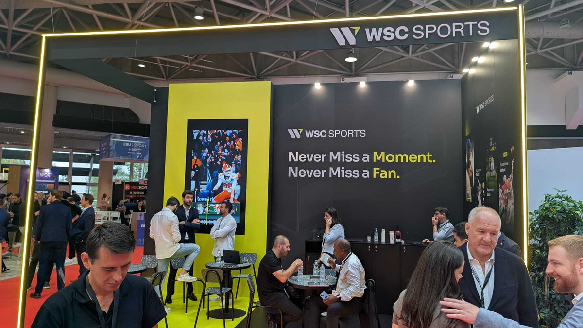 WSC_Sports's tweet photo. Day 1 at @sportelmonaco is underway! If you never want to miss a moment, or a fan, come say hi at Booth E03. See you there! π #Sportel2025 #FueltheFandom https://t.co/9Wj8yLxWhy