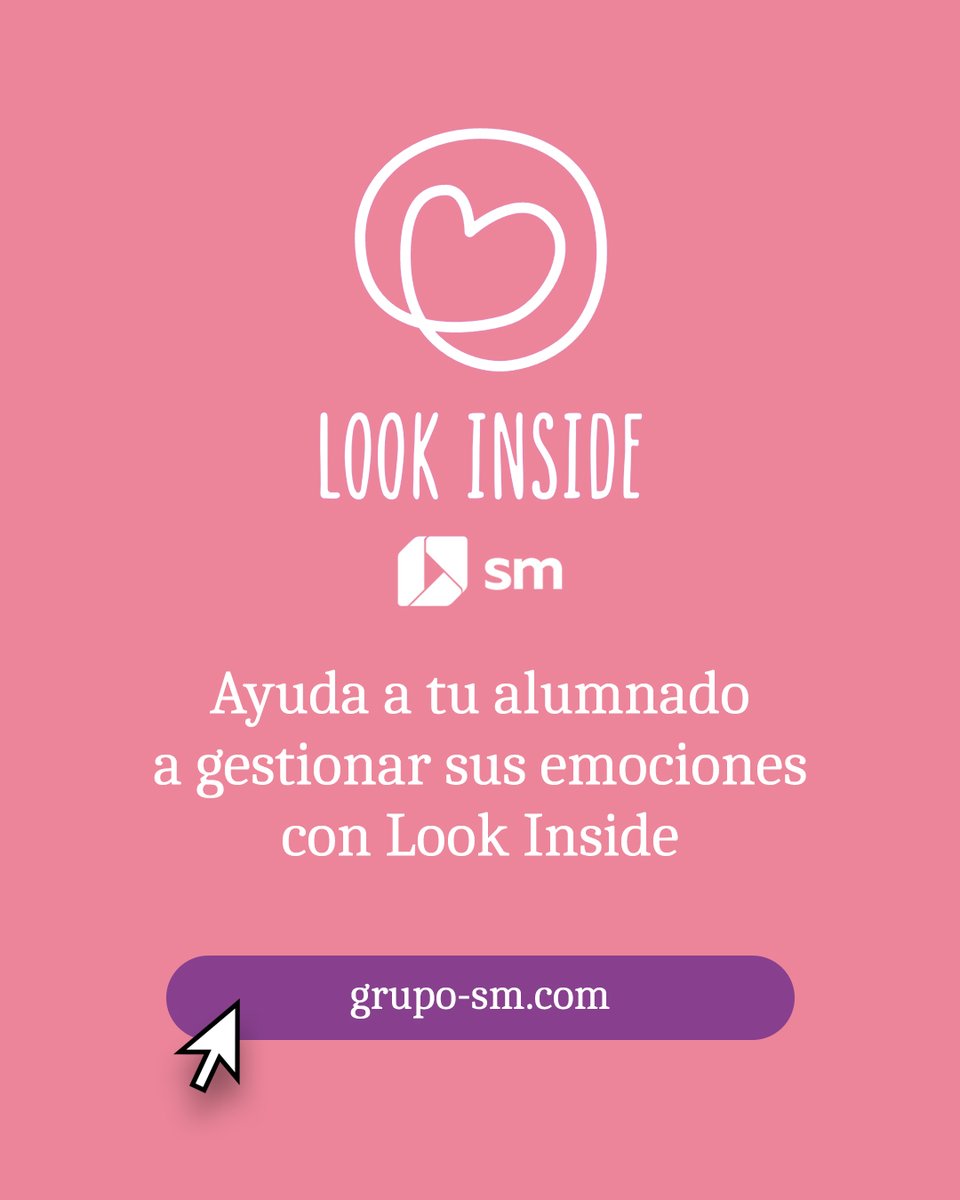 👆🏻 A veces, el mayor reto no es enseñar contenidos, sino acompañar emociones. Cada día en el aula es una oportunidad para educar también el mundo interior de nuestros alumnos. ☺️

🌈 𝙇𝙤𝙤𝙠 𝙄𝙣𝙨𝙞𝙙𝙚 propone una ruta clara y gradual para desarrollar las competencias
