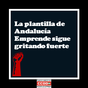 CCOOAEFPA's tweet photo. Basta ya de incumplimientos‼️El personal de @aemprende sigue gritando fuerte 📢 y #NoVamosaParar hasta conseguir nuestro #ConvenioColectivo @AndaluciaJunta @JuanMa_Moreno @CarolinaEspanaR @antoniosanz @GoVillamandos @daniescacena @Comunica_FSCA @ccooandalucia https://t.co/up3qm9aJ74