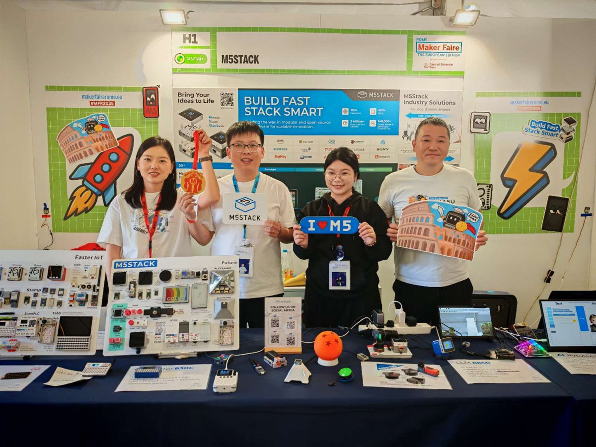 M5Stack's tweet image. Back to China ing, see you next year! #mfr2025