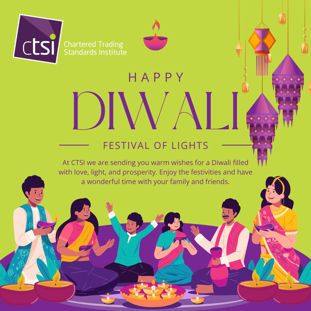 🌟 Happy Diwali 🌟

#Diwali celebrates the triumph of good over evil, light over darkness and wisdom over ignorance.

🎆 Remember to stay safe during Diwali - while fireworks can be captivating, it's crucial to prioritise safety!

Visit ➡️ tradingstandards.uk/about-us/our-c…