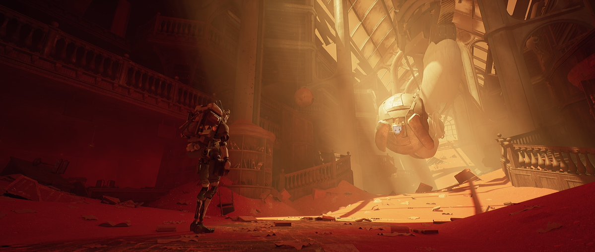 Vincent_DAndrea's tweet image. 🤖 DATA
Projet 3D collaboratif sous Unreal Engine 5.
J’ai conçu le lighting, le concept d’ambiance, une partie de la modélisation et le level design d’une bibliothèque post-apocalyptique immersive.
#3D #UnrealEngine5 #EnvironmentArt #GameArt #Lighting #New3dge