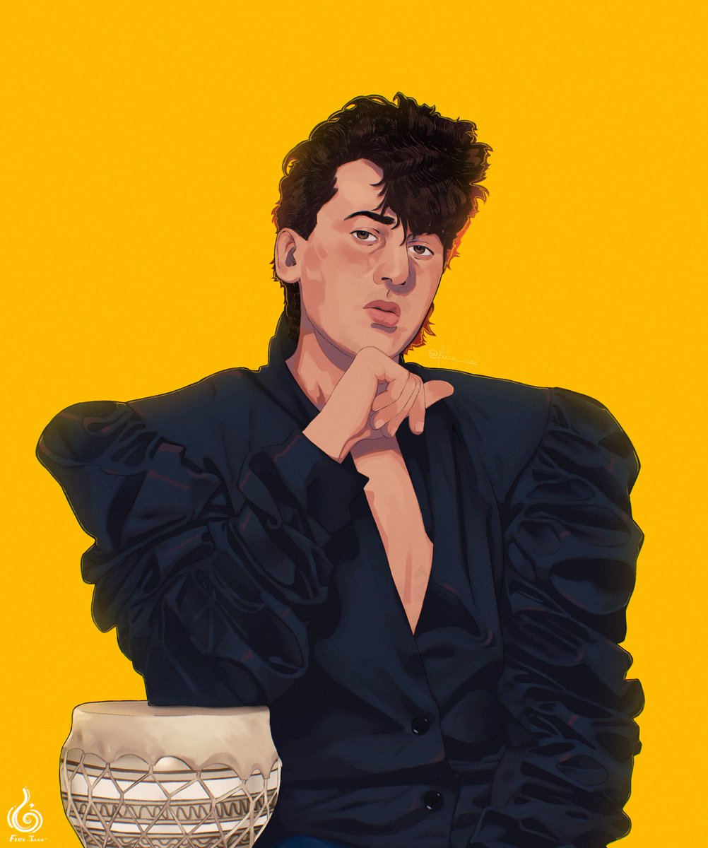 I forgot to post this study even tho I put my whole soul on his top 😔 anyway it’s the 4th Alain that I draw and this one is Bashung