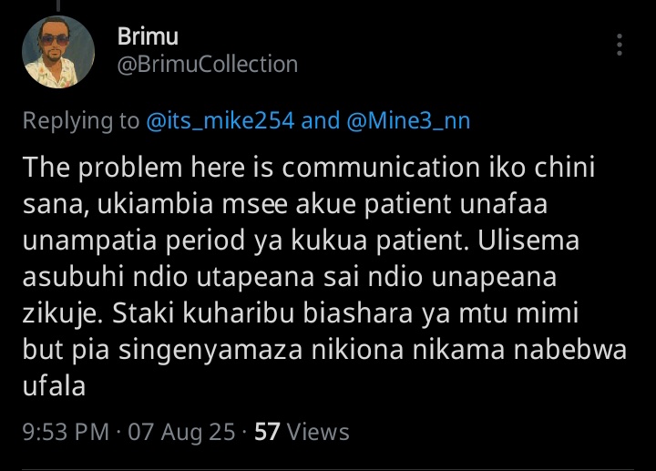 BrimuCollection's tweet image. I said the same thing, customer service iko very low alafu anataka u behave like u don't care na saa hiyo umeshalipa... Never again